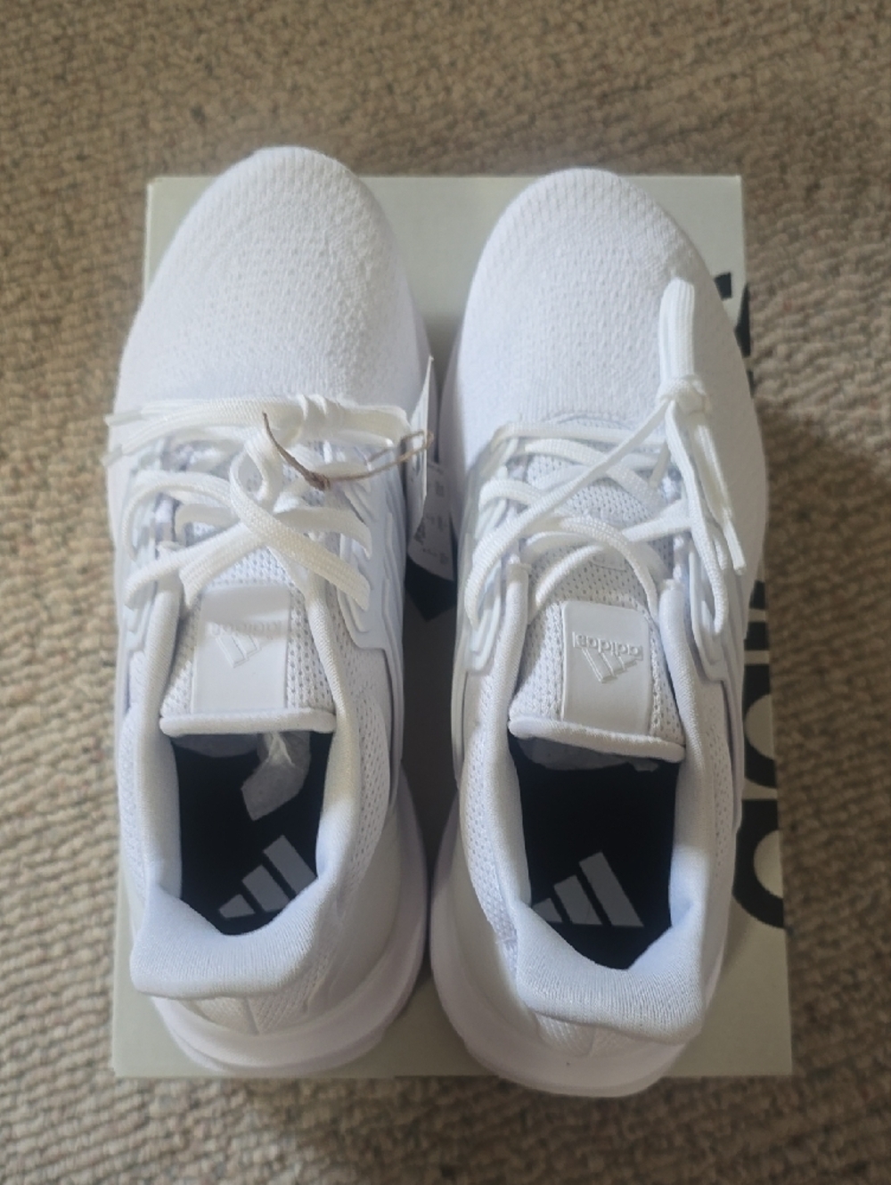 adidas Women's Ubounce DNA White Running Shoes - Picture 5 of 5